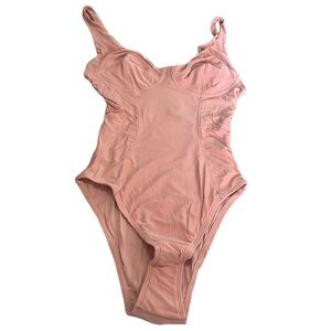 NWT Free People We Are Hah Eyes On Top Bodysuit Lingerie Copper Rose XS
